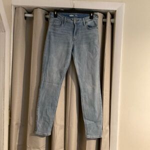 Women’s Old Navy, jeans, rockstar, super skinny midrise size 8